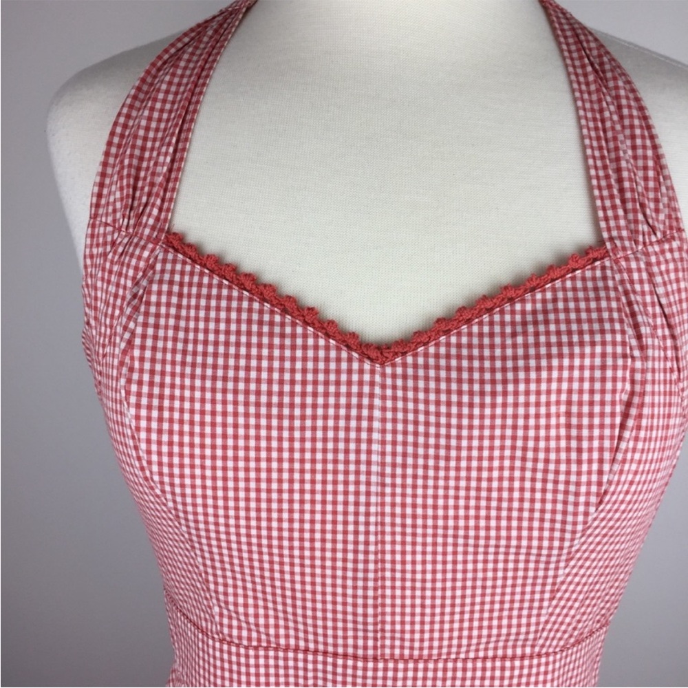 Gingham halter dress - Picture 5 of 10